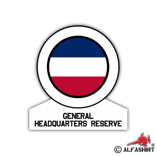 Aufkleber/Sticker General Headquaters Reserve US Army USA Amerika 7x6,5cm A1095