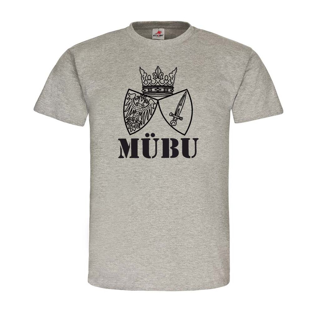 MÜBU U-Boot Marine Besatzung Essen Turmwappen Abzeichen Emblem T Shirt#24619