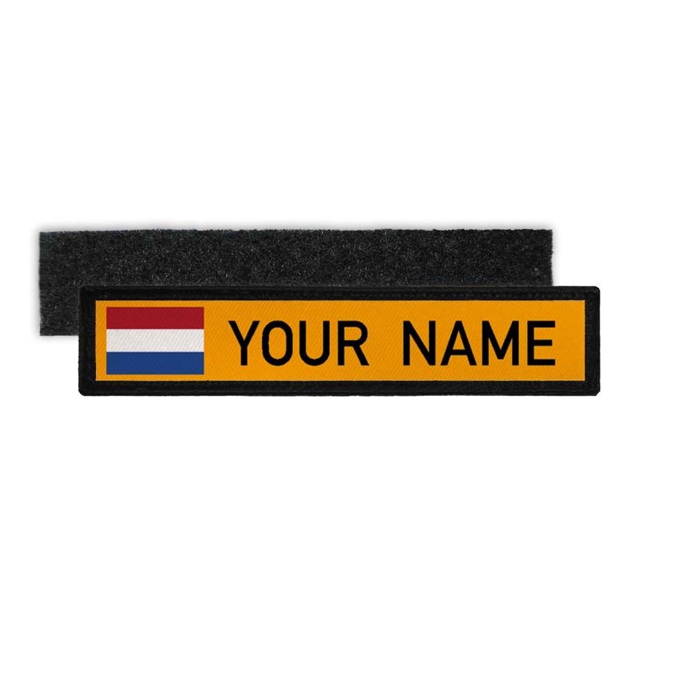 Namenspatch Niederlande Name Patch Landesflagge Holland Niederlädnisch #25261