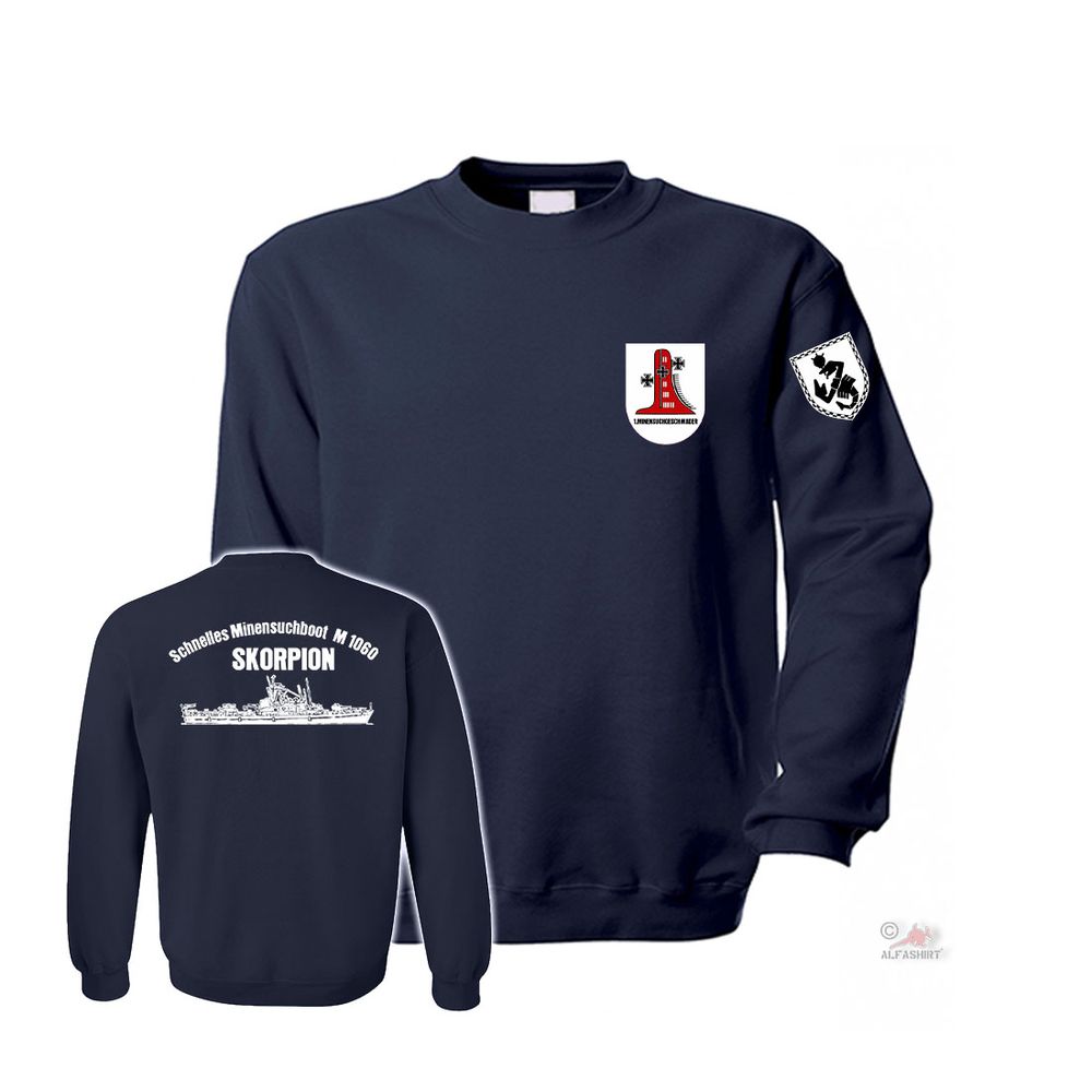 Pullover SM-BOOT SKORPION M1060 Schnelles Minensuchboot 1 #41088