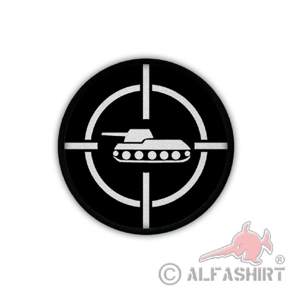 Patch / Aufnäher - Panzerjäger Truppe Fadenkreuz Abwehr BW #19263