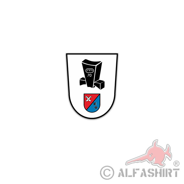 Sticker PzPiKp 70 Panzerpionierkompanie Army Command 6x7cm A2897