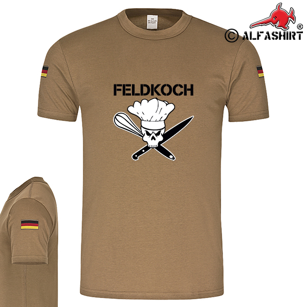 BW Tropen Feldkoch Totenschädel Kochen Chef Essen Grillen Tropenshirt #15056