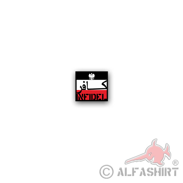 INFIDEL Polska Sticker Poland Warsaw Eagle Infidel ISAF 8x7cm # A3610