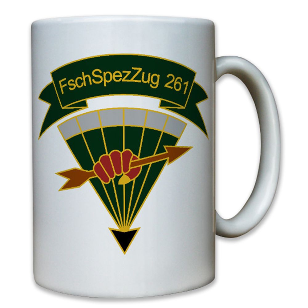FschSpezZug 261 Fallschirmjäger Spezialzug Bundeswehr Bw - Tasse #8591