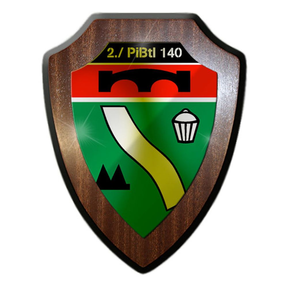 Wappenschild / Wandschild - 2 PiBtl 140 Pionierbataillon Pioniere #13135