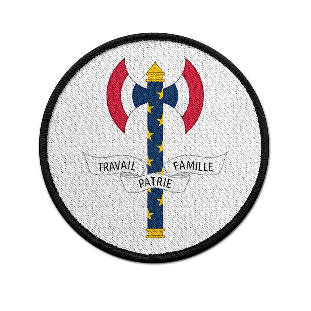 Patch Travail famille patrie Philippe Pétain Frankreich Abzeichen Emblem #33887