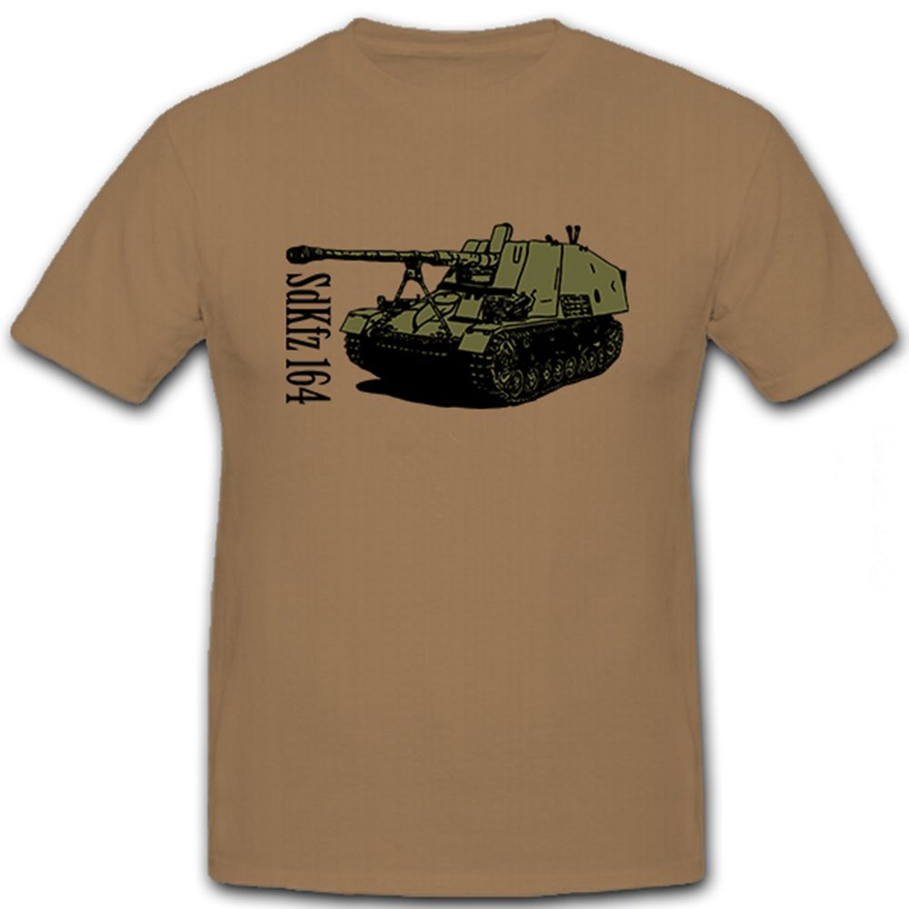 SdKfz 164 Nashorn Panzer Panzerabwehrgeschütz Panzerjäger WK 2 - T Shirt #5632