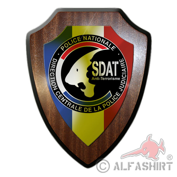 DCPJ-SDAT Direction centrale de la Police judiciaire police blazon # 17582