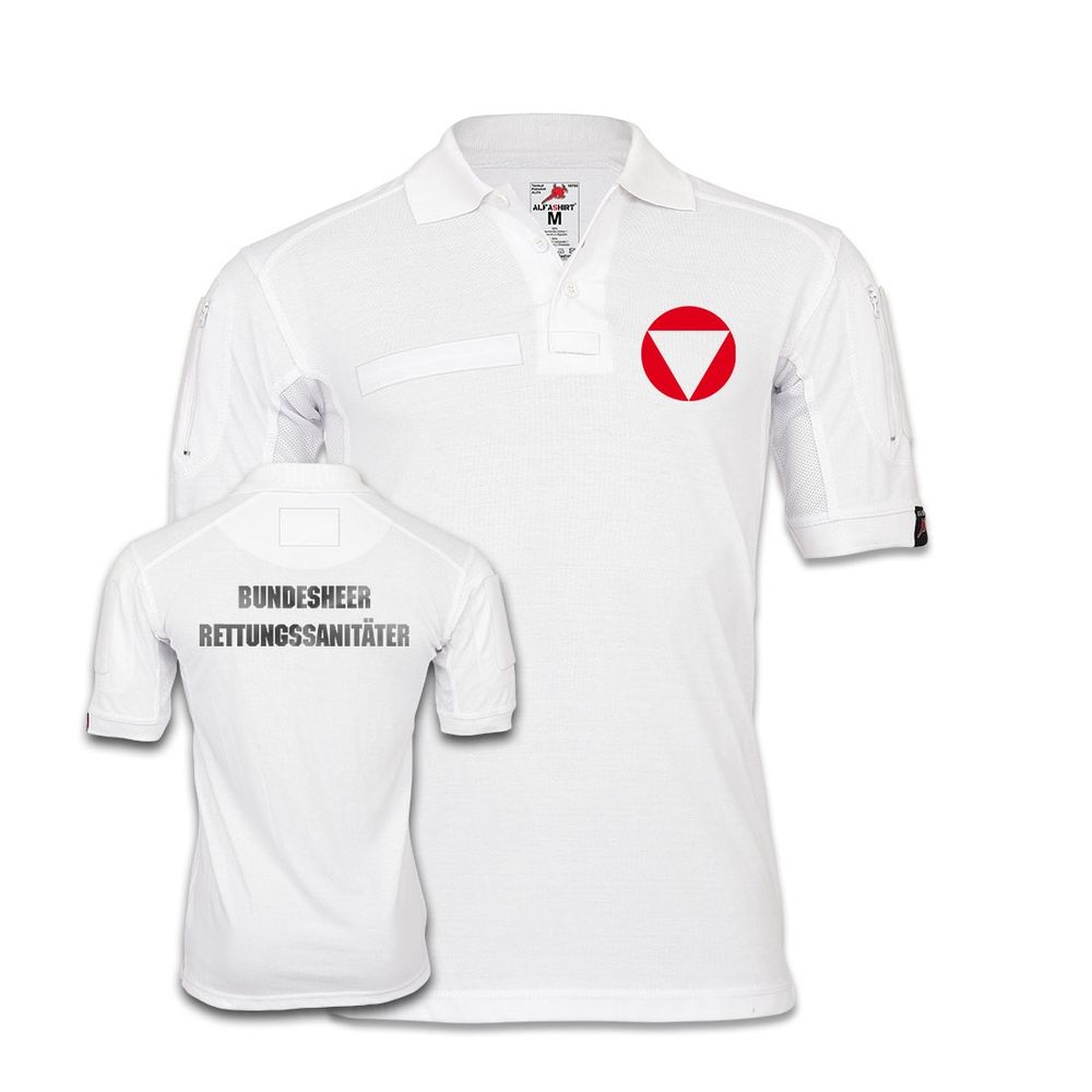 Tactical Polo Bundesheer Rettungssanitäter reflektierend Dr Doktor Arzt #31754