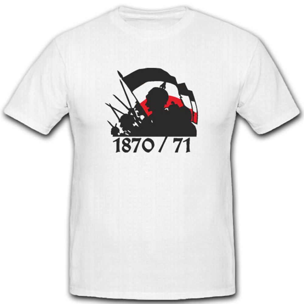 Deutschland Frankreich Krieg Preußen 1870 1971 Schlacht- T Shirt #4424