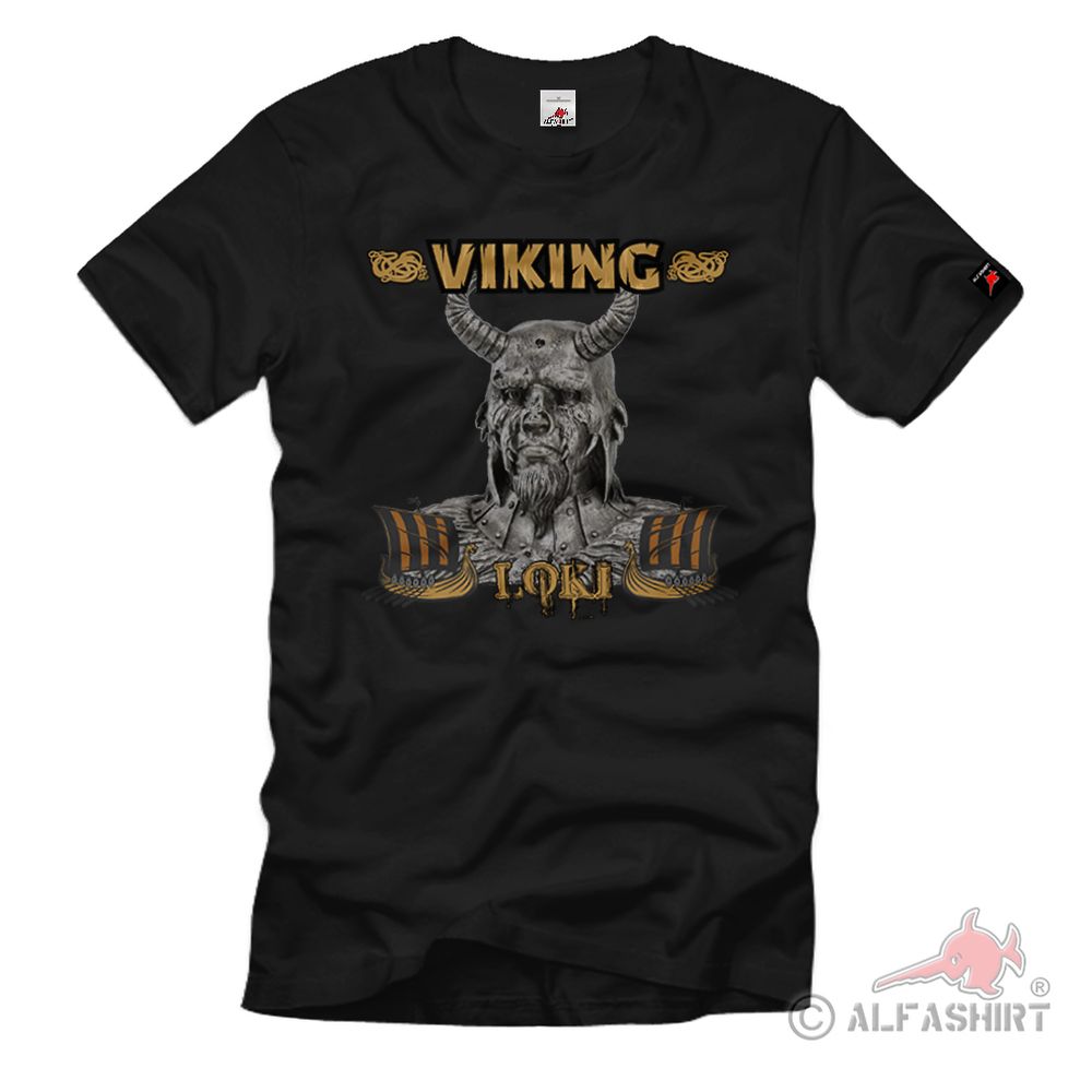 Loki Warriors Germanic Warriors God Gods Vikings Odin Thor T-Shirt # 36276