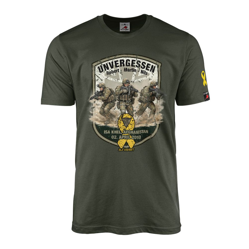 T-Shirt Unvergessen 020410 Karfreitag Bundeswehr Solidarität Militär #47435