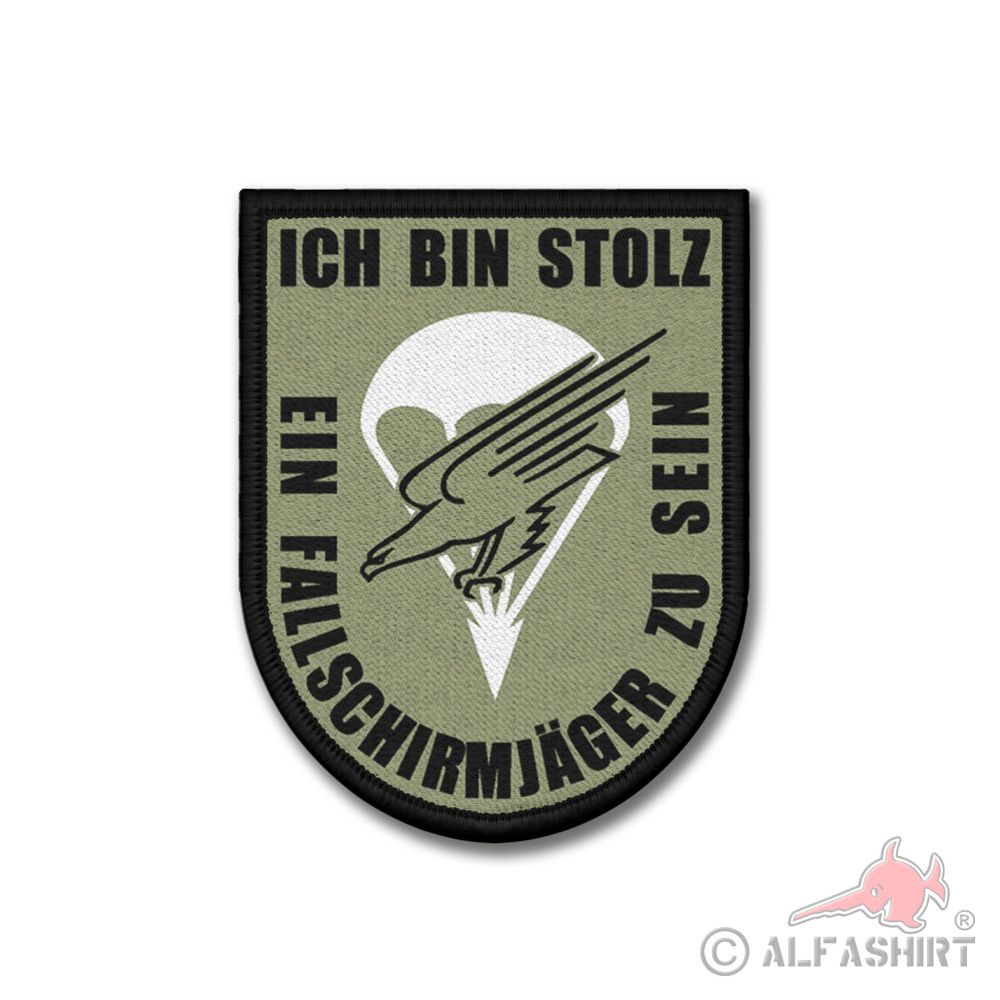 Patch Ich bin Stolz ein Fallschirmjäger zu sein BW Bundeswehr Falli #40322