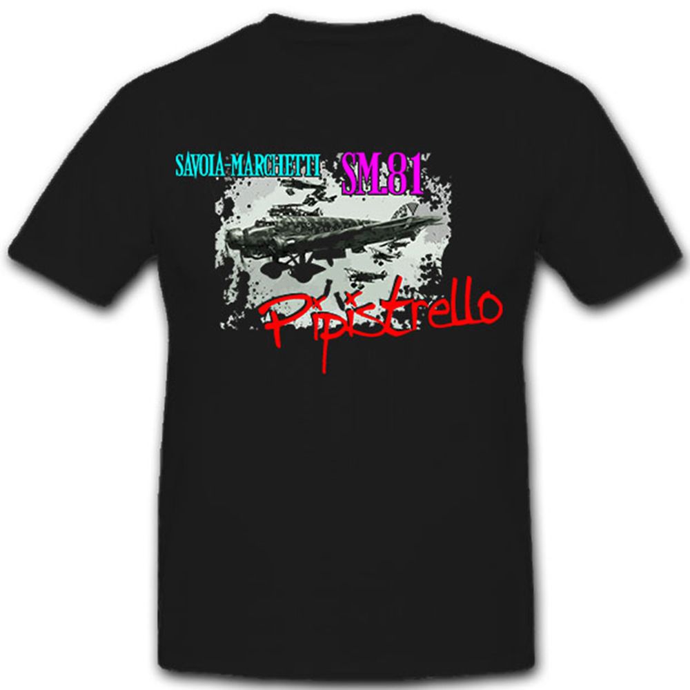 Savoia-Marchetti SM 81-Italien Luftwaffe Bomber Flugzeug - T Shirt #8212
