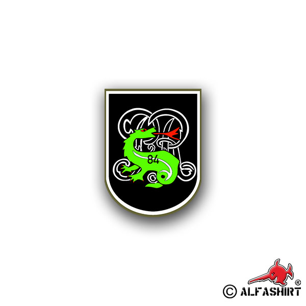 Sticker Tank Battalion 84 PzBtl Coat of Arms Badge Emblem 7x7cm A804