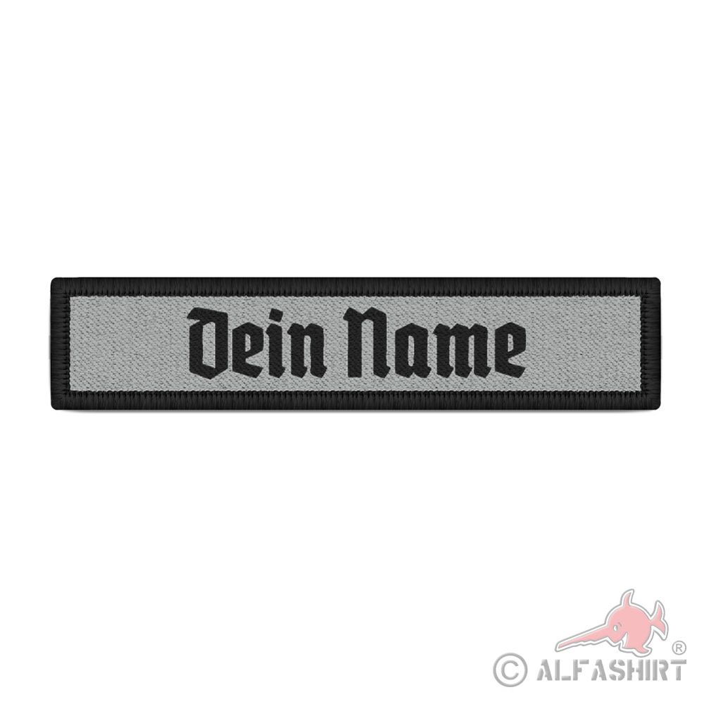 Namensschild Dein Name Altdeutsche Schrift personalisiert Wunschtext #37377