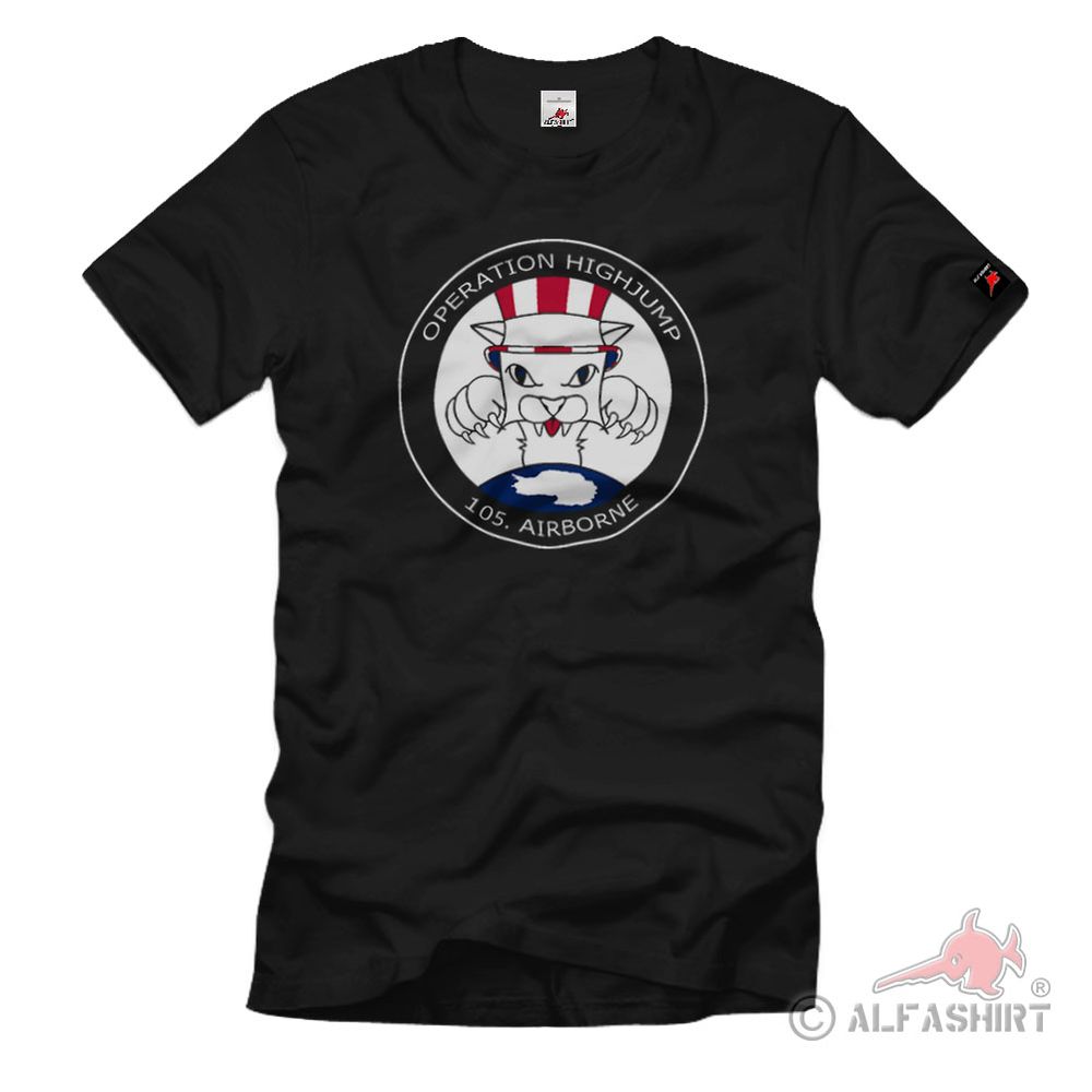 105. Airborne Division Operation Hochsprung Einsatz US Navy - T-Shirt # 1046
