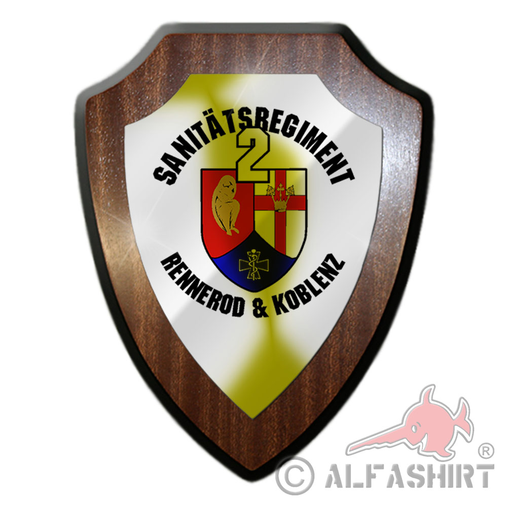 Badge shield Sanitätsregiment 2 SanRgt Bundeswehr BW paramedic Rennerod # 27931