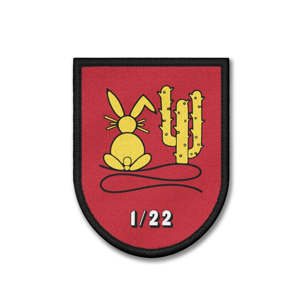 Patch 1 FlaRakBtl 22 Flugabwehrraketenbataillon Batterie Wappen Hase #48058