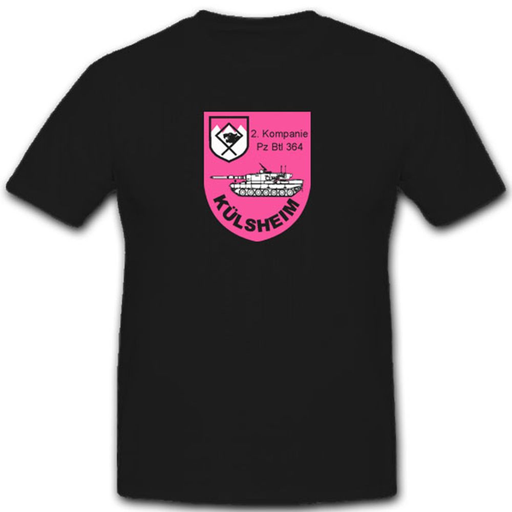 Bundeswehr Wappen Militär Einheit Heer Abzeichen Emblem 2 Pzbtl - T Shirt #3476