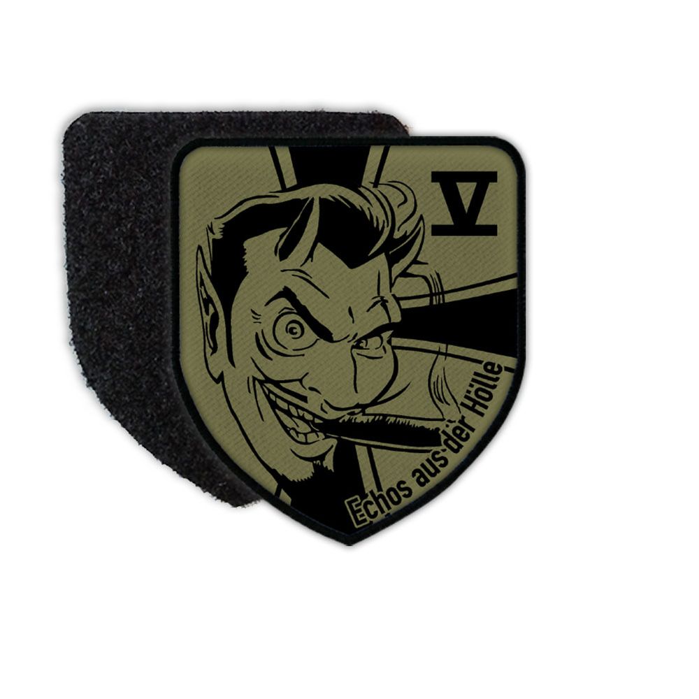Patch echoes from hell Bundeswehr Teufelskopf 5 train unit velcro # 31351