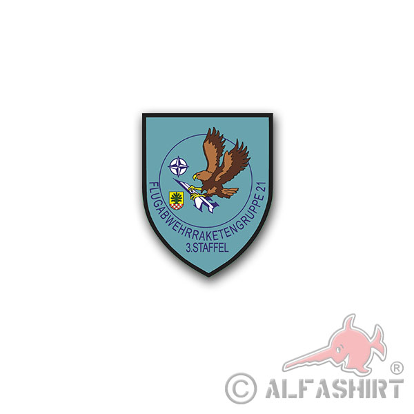 3 FlaRakGrp 21 Sticker Sticker anti-aircraft missile group Luftwaffe 6x7cm # A4100