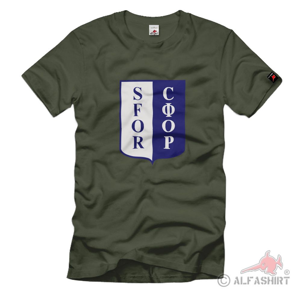 SFOR Einsatzkontingent Bundeswehr Auslandeinsatz Balkan Bosnien T Shirt #1919