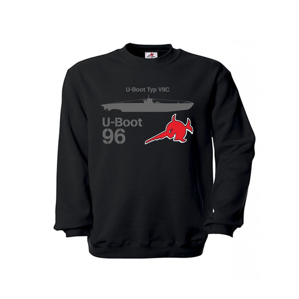 Pullover Alfashirt Fisch lachender Schwertfisch rot Sägefisch #42822
