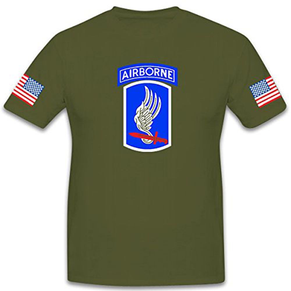 173rd Airborne Brigade Combat Team-Amerika US Army Fallschirmjäger T Shirt #9159