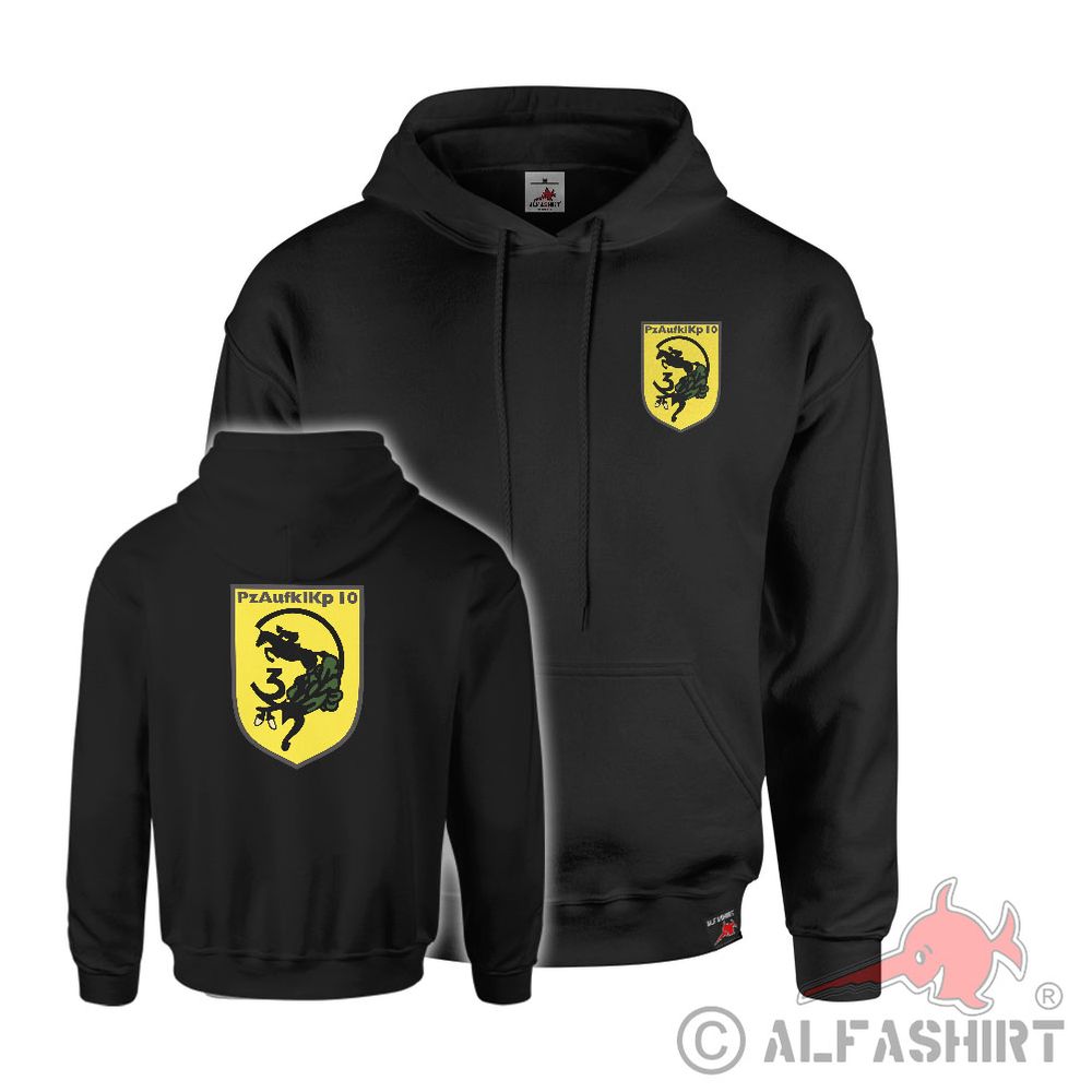 Hoodie PzAufklKp 10 Panzer Aufklärungskompanie Aufklärung Information BW #42326