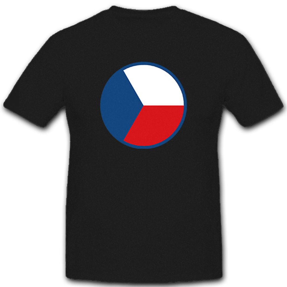 Czech Roundel Air Force Military - T Shirt #8198