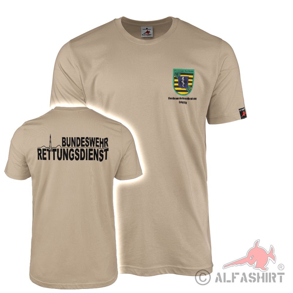 T-Shirt Bundeswehr Hospital Bundeswehr Hospital Leipzig Freistaat #43006