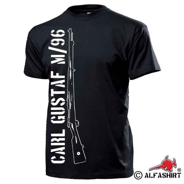 Carl Gustaf M-96 Rifle Gevär Sweden Weapon Carabiner Deco Shirt T Shirt # 17141