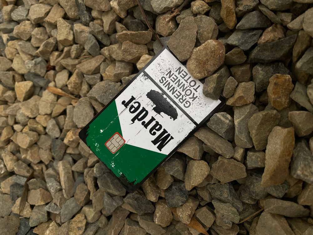 EC Aufkleber SPz Marder Kreditkarte Debit Telefonkarte 8,5 x 5 cm  #A6363