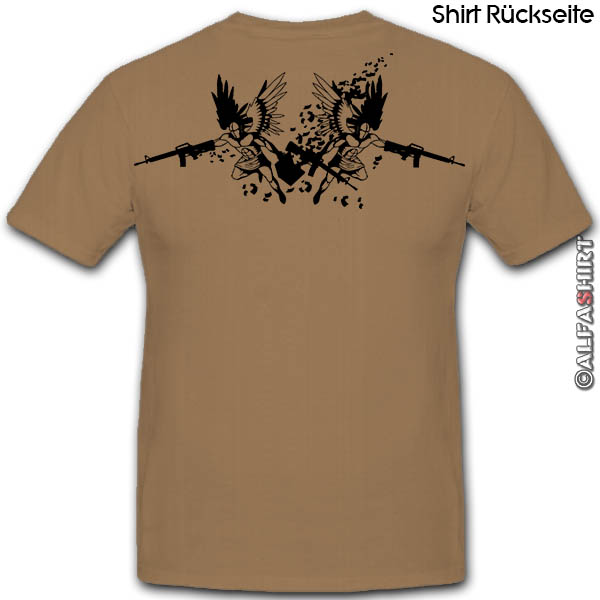 The Heist Black Dark Angel Works Military Weapon M16 Army Money - T Shirt #10667