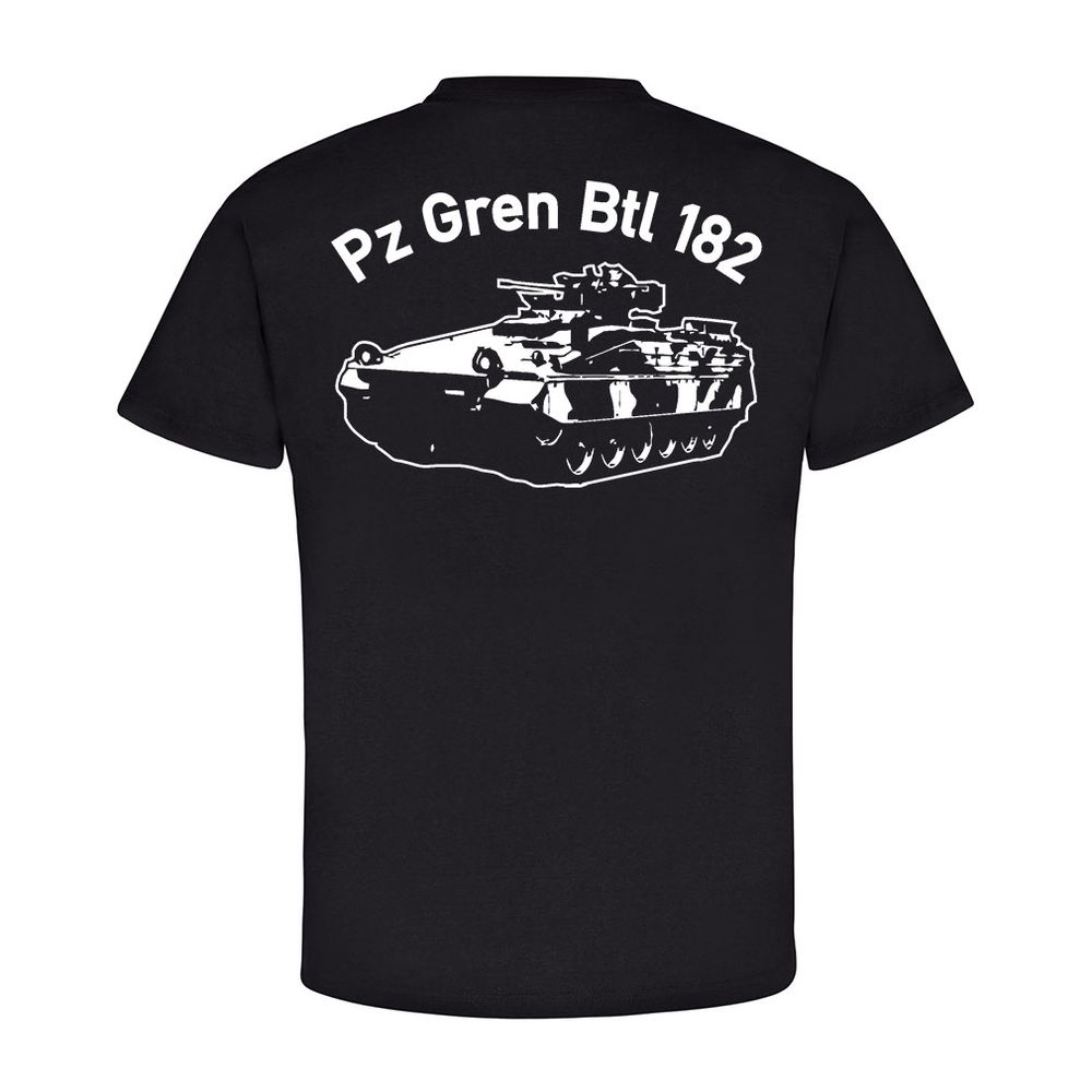 Heroes of the 2-182 colored PzGrenBtl 182 2 Company Bundeswehr - T Shirt # 12228