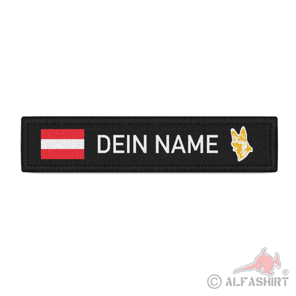 Namenspatch Österreich Austria AT Flagge Fahne Rettungshund Schäferhund #42196