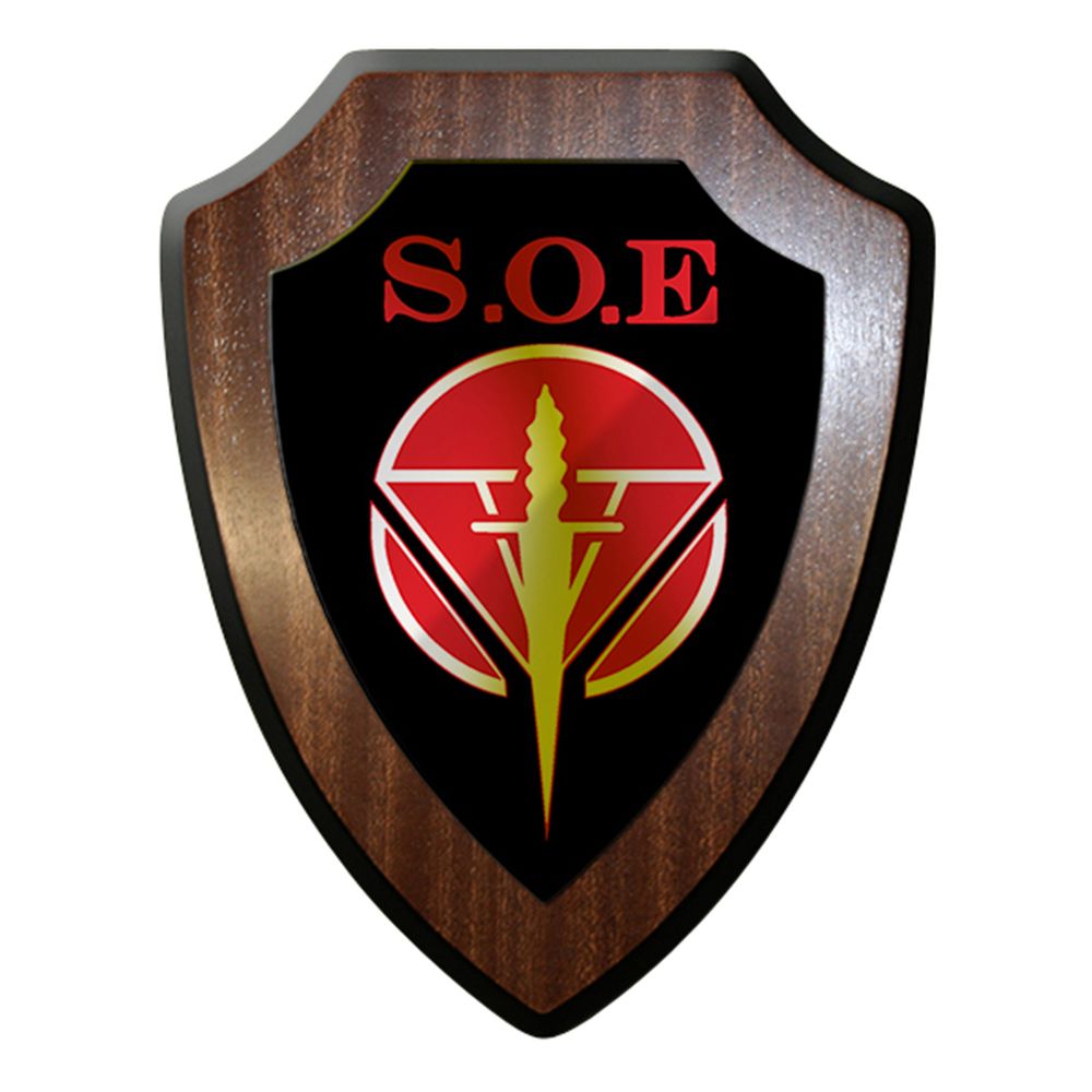 Heraldic Shield / Wall Sign - Special Operations Executive SOE # 12493