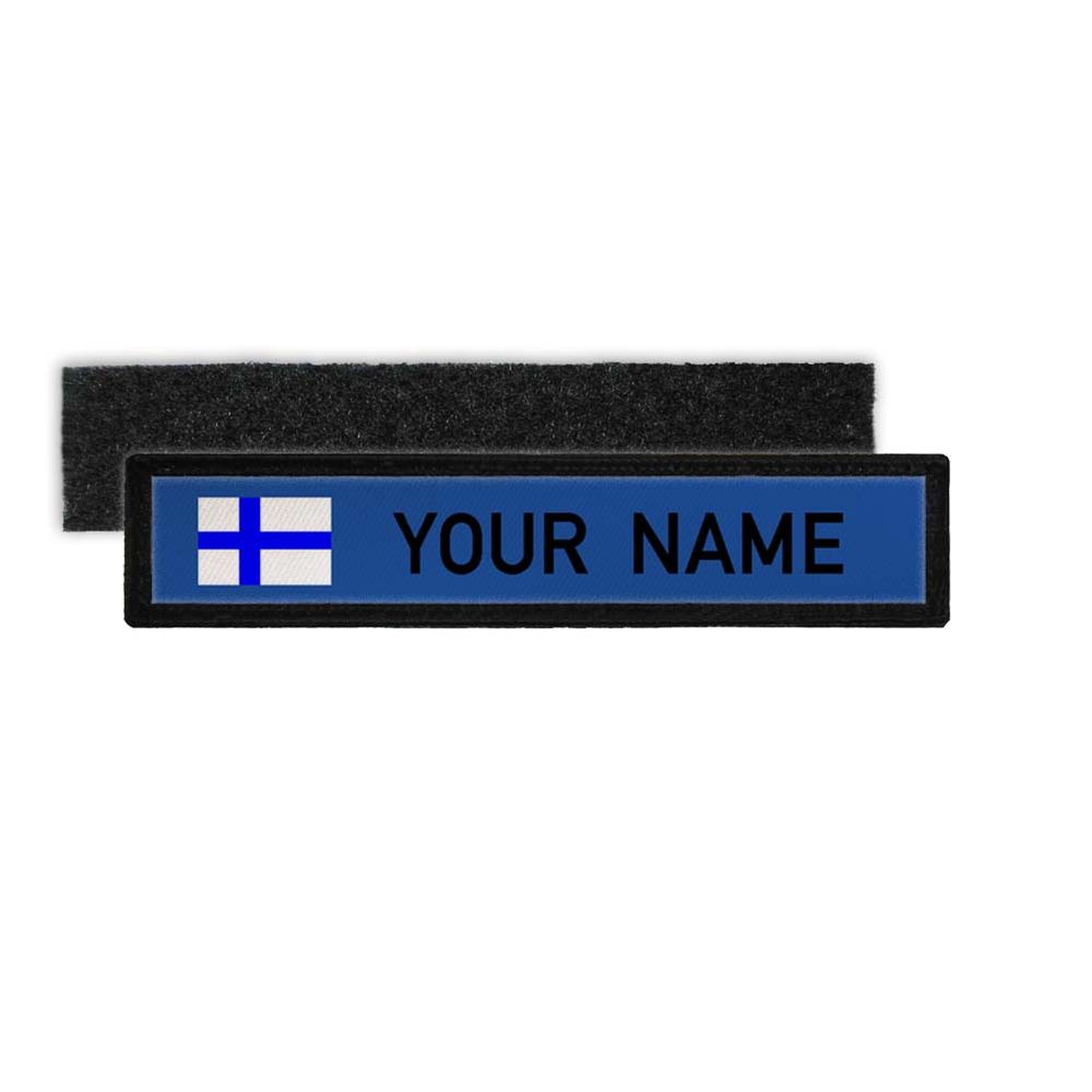 Namenspatch Finnland Landesflagge Name Patch Flagge Suomen tasavalta #25204