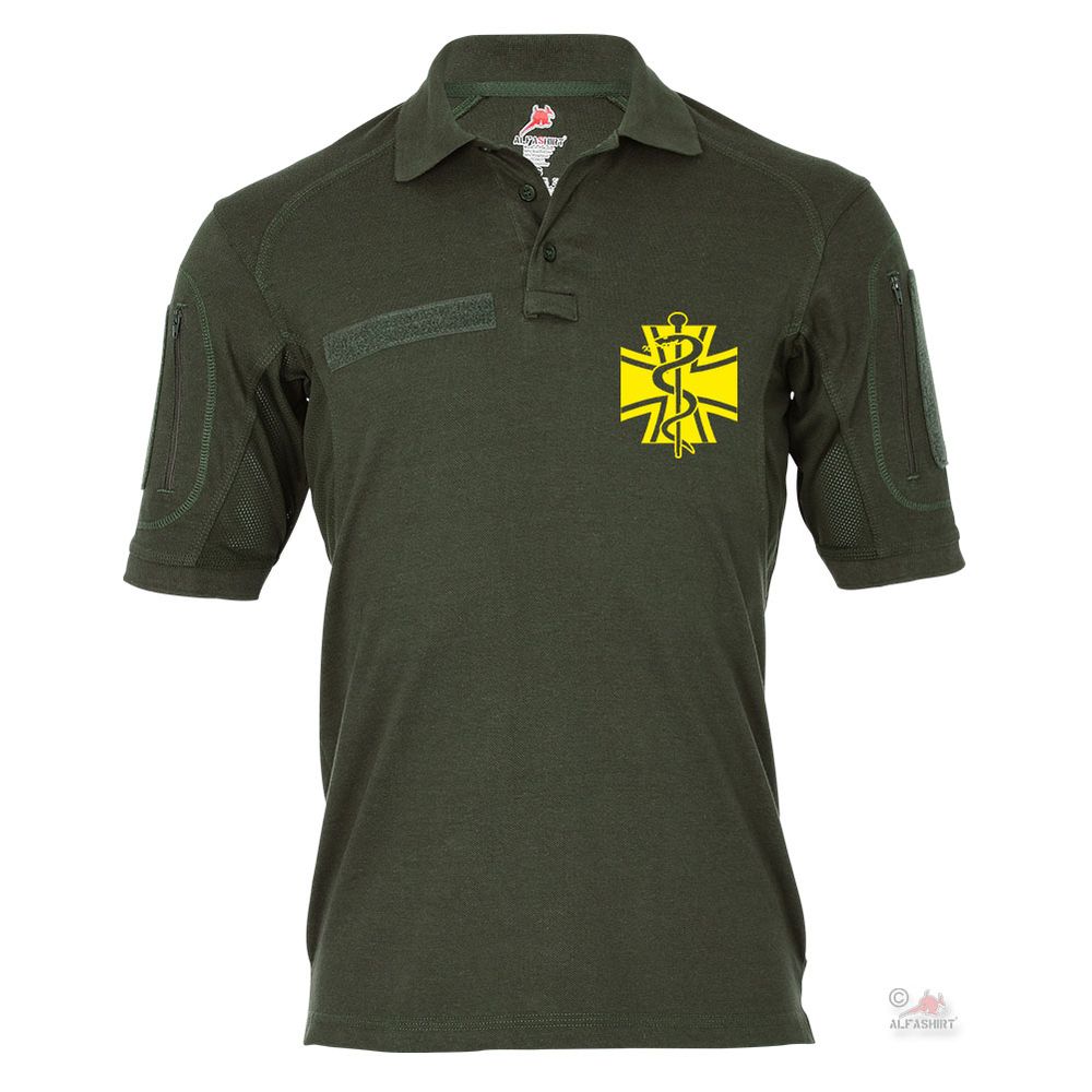 Tactical Poloshirt Alfa - Sanitäter Ek Schlange Rettungsdienst Sani #19299