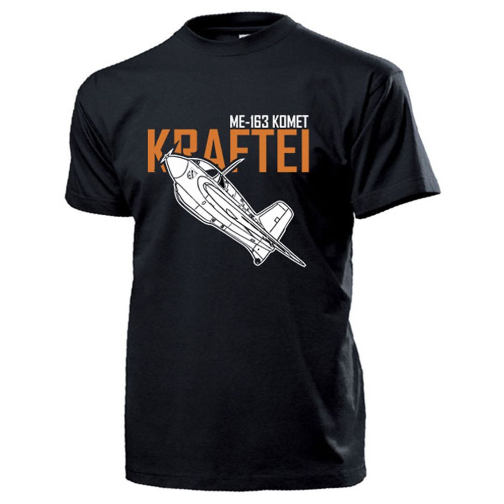 Me163 Komet Kraftei TYP1 Luftwaffe Flugzeug Objektschutzjäger - T Shirt #14716