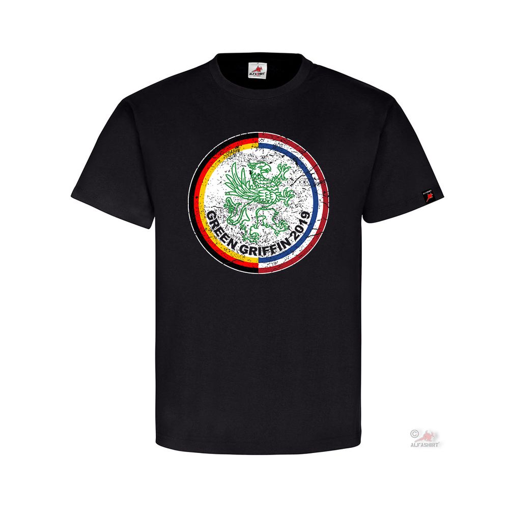 Green Griffin 2019 Bundeswehr Luftlande Übung Manöver Fallschirm T Shirt #31467