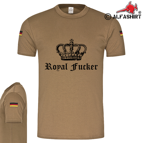 BW Tropen Royal Fucker Krone England Großbritannien original BW Tropenshirt #15033