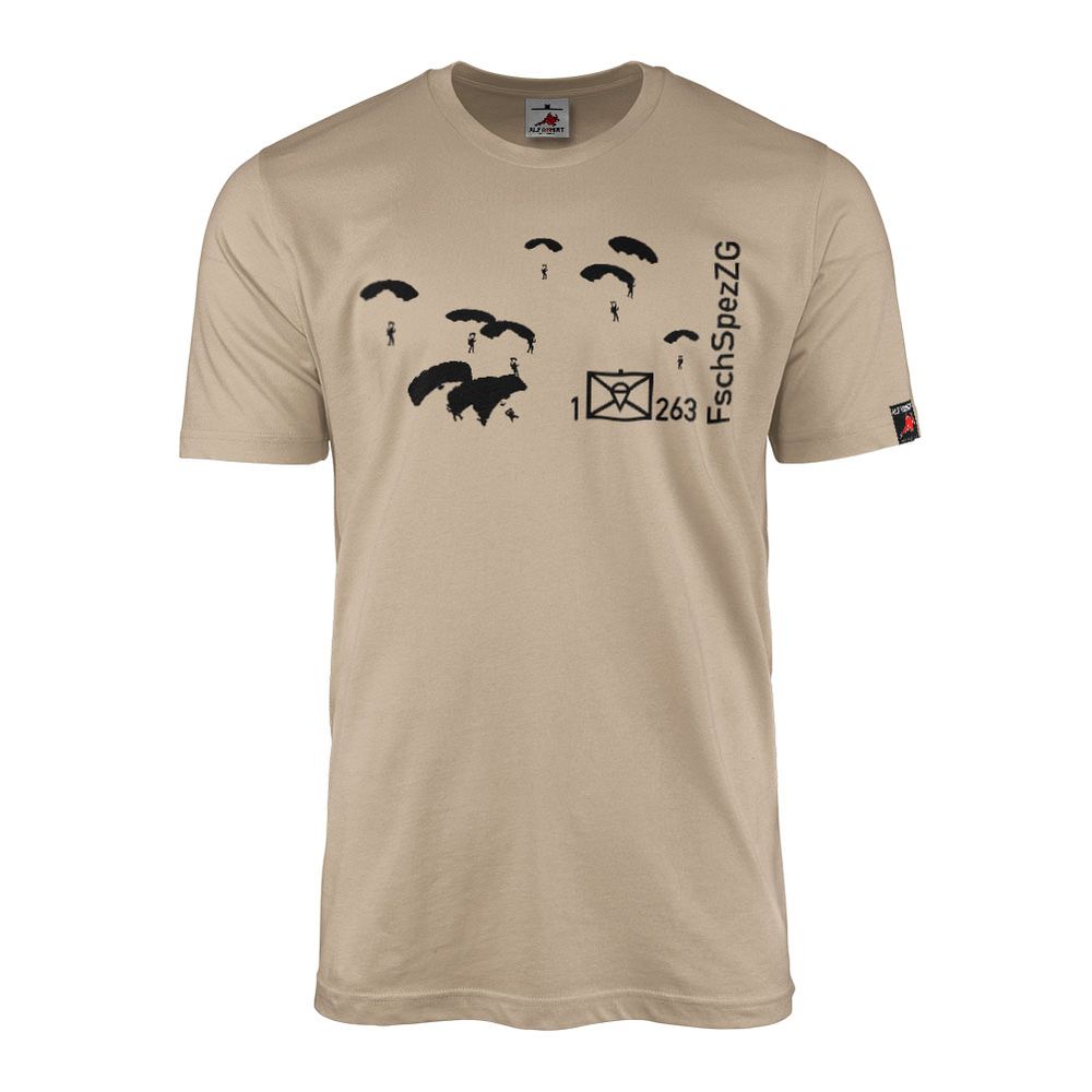 FschSpZg 1 263 Bundeswehr Fallschirmspezialzug Fallschirmjäger - T Shirt #7990