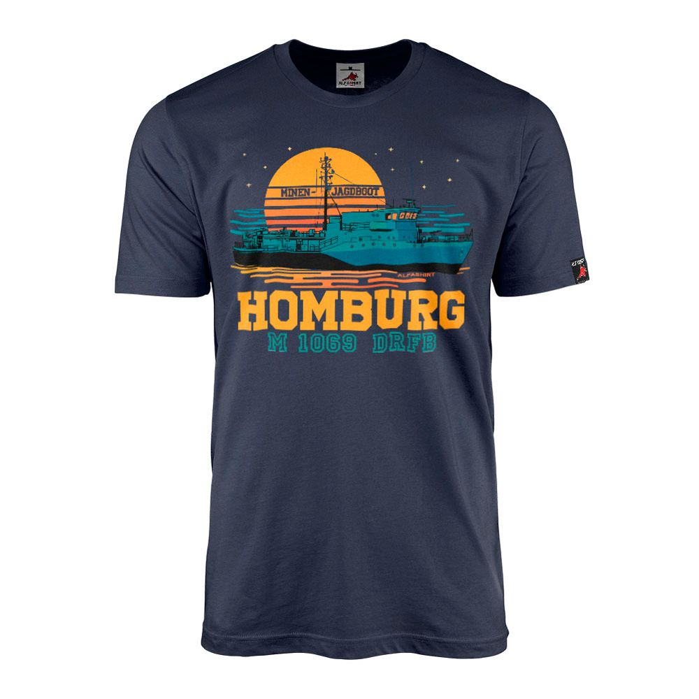 Minenjagdboot Homburg M1069 DRFB Bundeswehr Marine T-Shirt#46349