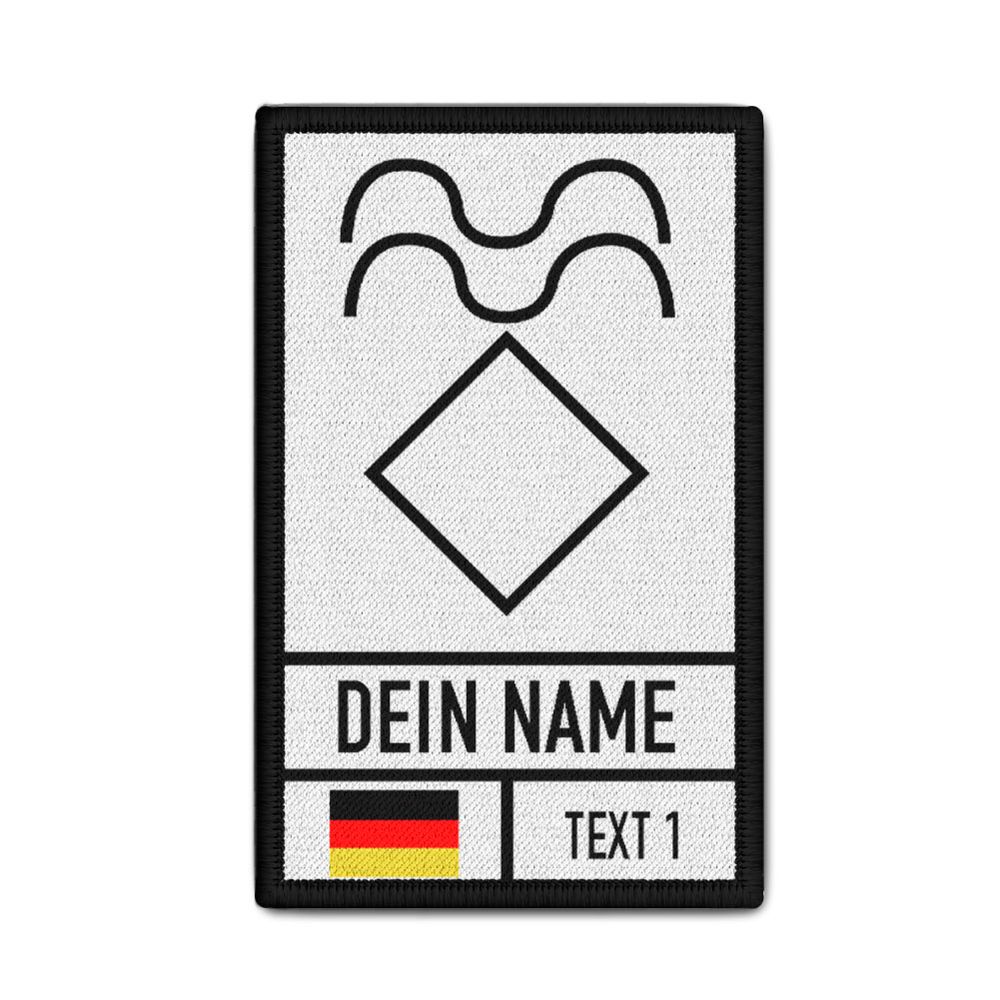 Patch Wasserrettung personalisiert Feuerwehr Wasserwacht Rettungsdienst #40175
