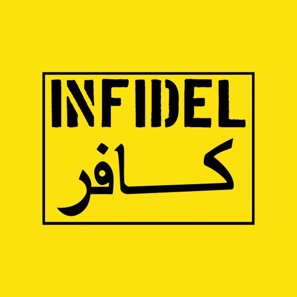 Sticker Infidel 2 Crusader Soldier 10x7cm # A070