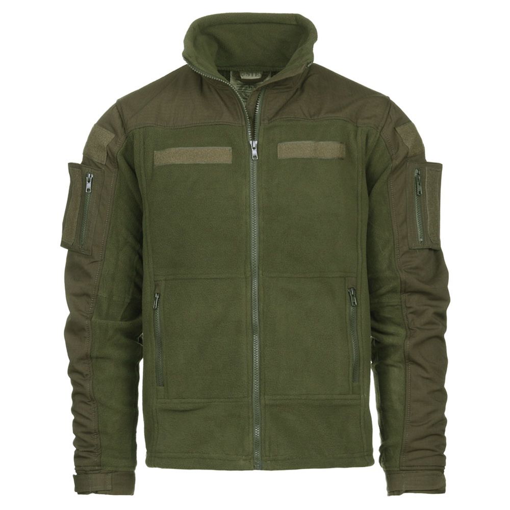 Tactical Commando fleece jacket olive Hunter clothing Ranger service 13414