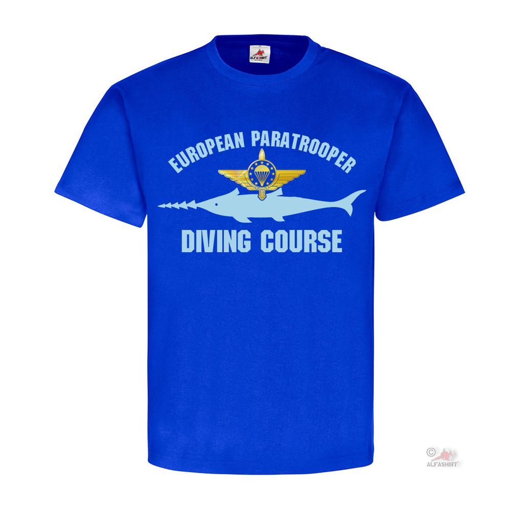 Diving Course EMFV European Paratrooper - T Shirt # 19316